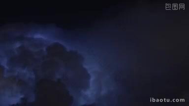 美国佛罗里达州迈阿密上空发生<strong>强</strong>雷暴，伴有大量闪电
